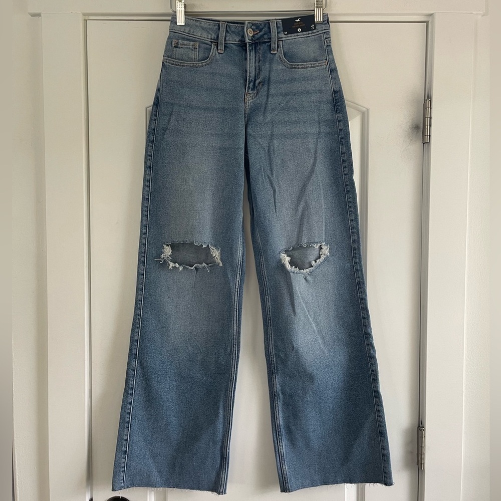 Hollister Vintage High Rise Baggy Jean - 0 - Picture 2 of 6